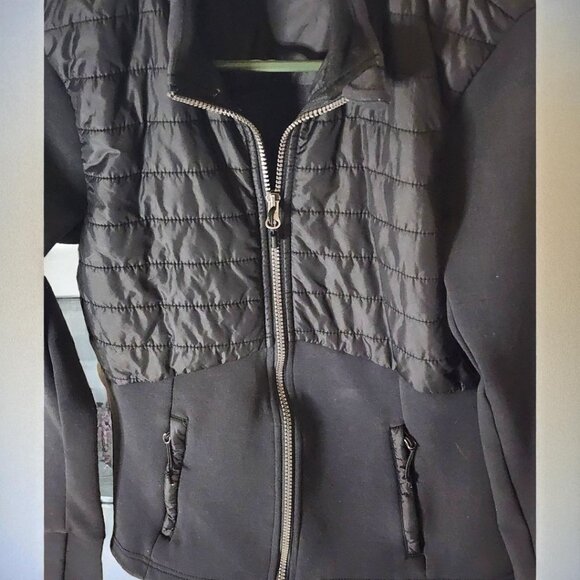 Alano by Avalanche Black Quilted Zip Jacket–Size Sm–Soft Stretch Fit Outdoor - Picture 5 of 11